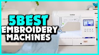 top 5 best commercial embroidery machines review 2022