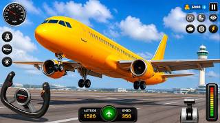 Realistic Flight Simulator Gameplay | 3D Airplane Pilot Missions Android | Smooth Takeoff to Landing screenshot 1