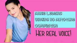 Annie Leblanc Singing (No Autotune) | Bratayley Bites