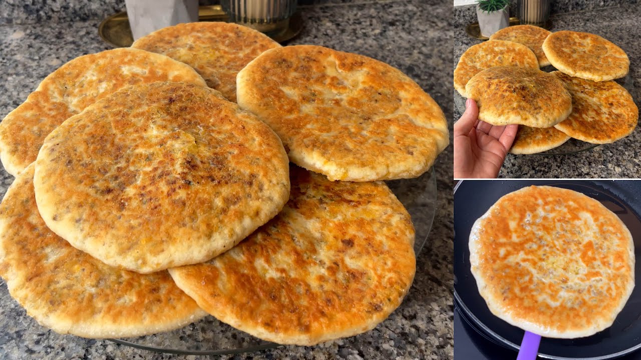 سندويتشات أو فطائر المقلاة متل رغيف 😲بأسرع وألذ حشوة يمكنلك تحضري ضروري غيعجبوك وينفعوك بزاف