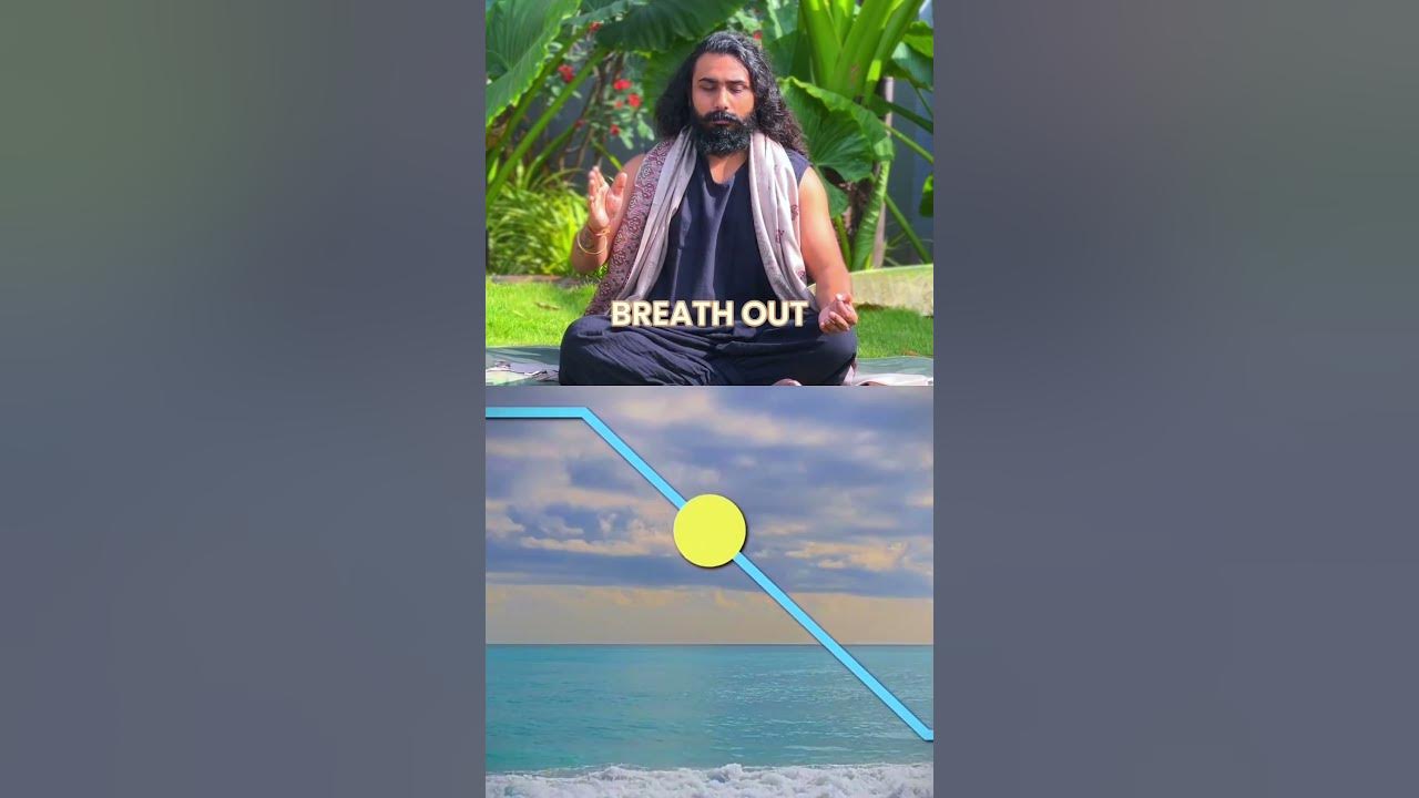 Breathing technique for stress relief! #innerpeace #breathing #healthylifestyle