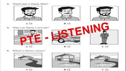 PTE - QUICKMARCH -  LISTENING -TASK 1