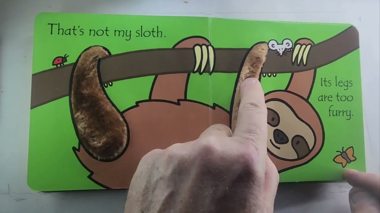 That's not my sloth book, read aloud