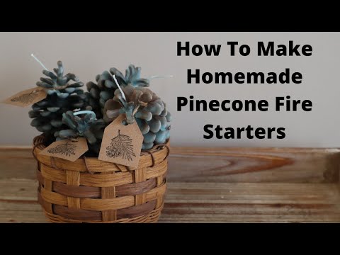 How To Make Homemade Pinecone Fire Starters