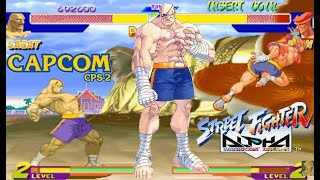 Street Fighter Alpha:Warriors' Dreams Expert Difficulty Sagat no lose Playthrough