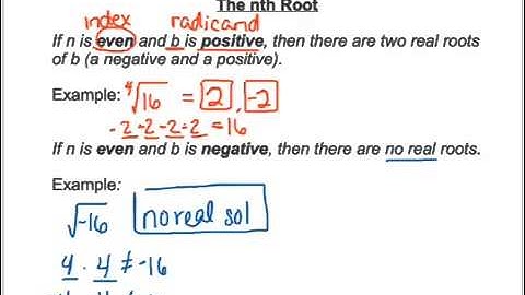 A2 6.1 Roots & Radical Expressions