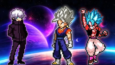 Gojo Infinite Venerable V2 OP VS Vegito OP(All Form) & Gogeta OP(All Form) in Jump Force Mugen