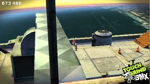 Touchgrind BMX: Skyline: 100,000 point trick+Gold medal - Touchgrind BMX