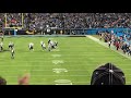 Christian mccaffrey 50 yd td pass to chris manhertz  fan cam