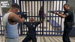 FRANKLIN BREAK HIS EX TANISHA OUT OF JAIL IN GTA 5!!! (GTA 5 REAL LIFE MOD)