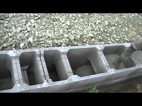 Видео: Вы заливаете бетонные блоки бетоном?