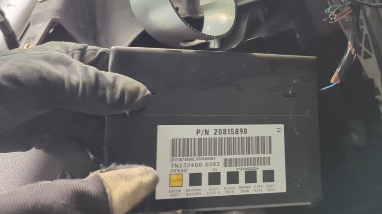 How To Remove Body Control Module BCM Chevy Acadia Traverse - YouTube