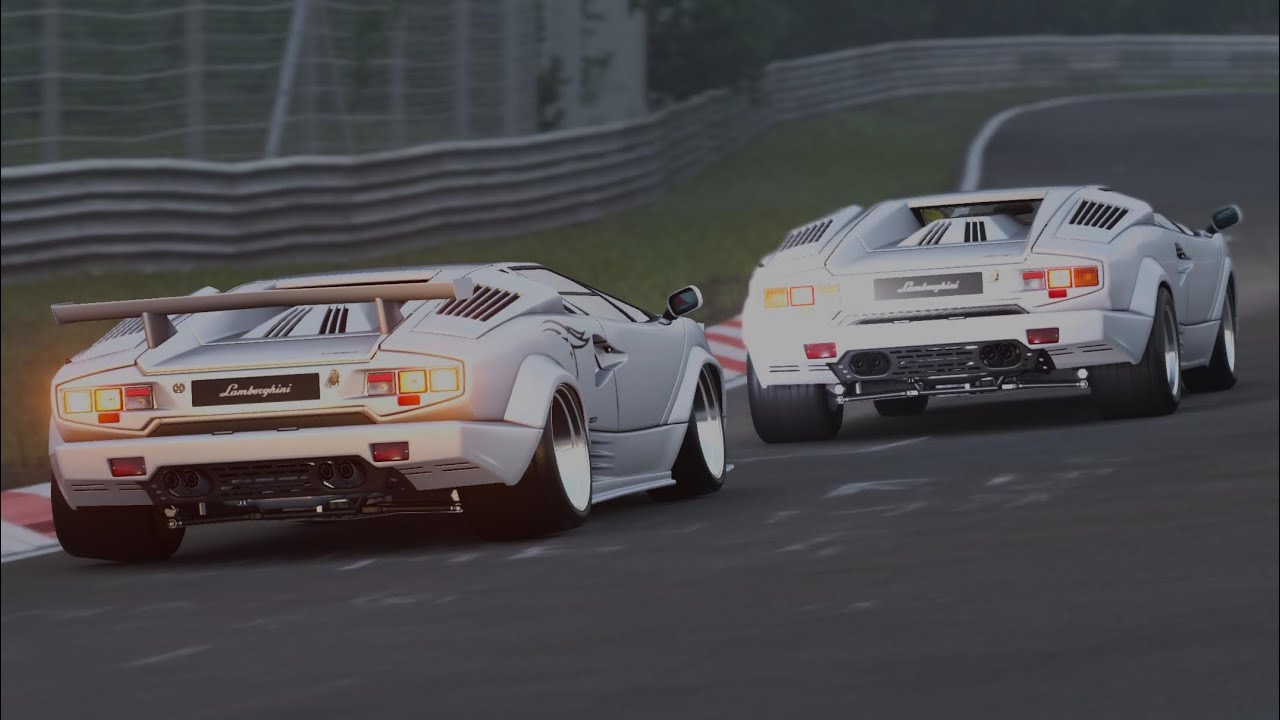 Gran Turismo 7 - Lamborghini Countach 25th Anniversary 1988 in Circuit of Nürburgring