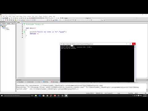Part 6 C Programming - Format specifiers and placeholders