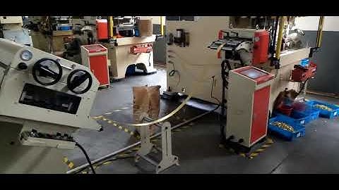 Metal stamping line consist of RNC servo feeder and decoiler straightenere machine