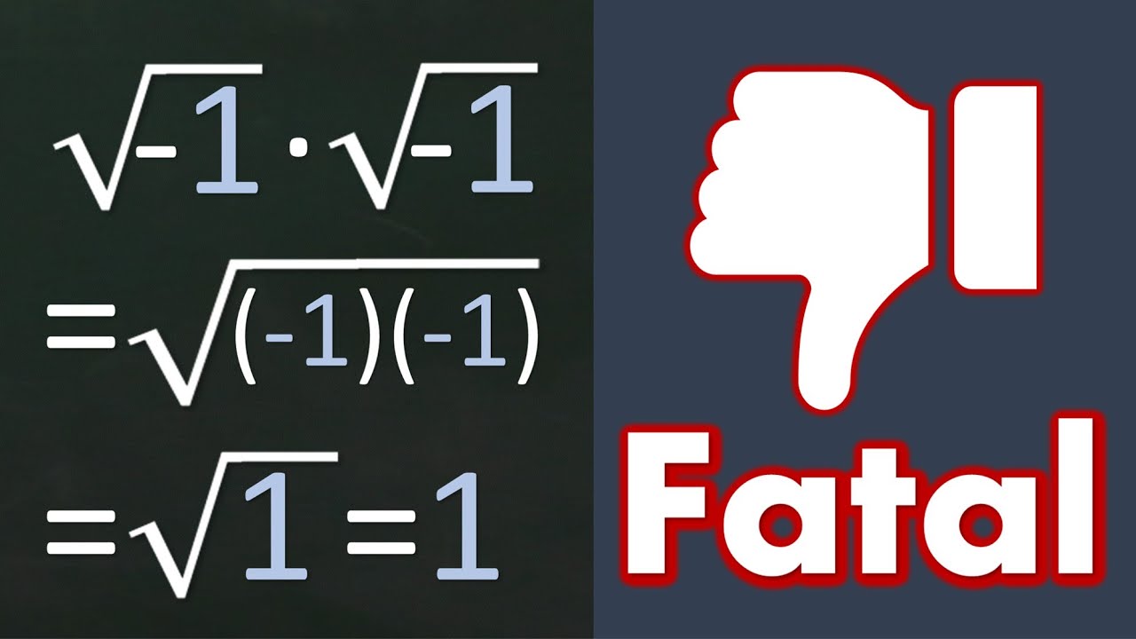 Multiplicación raíces cuadradas de números negativos