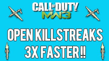 MW3 Glitches - Open Killstreaks Faster ONLINE Tutorial !