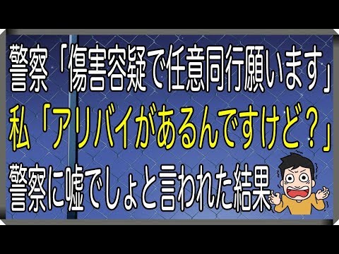 【修羅場】警察「傷害容疑で任意同行願います」私「アリバイがあるんですけど？」警察に嘘でしょと言われた結果→【修羅場なやつらチャンネル】