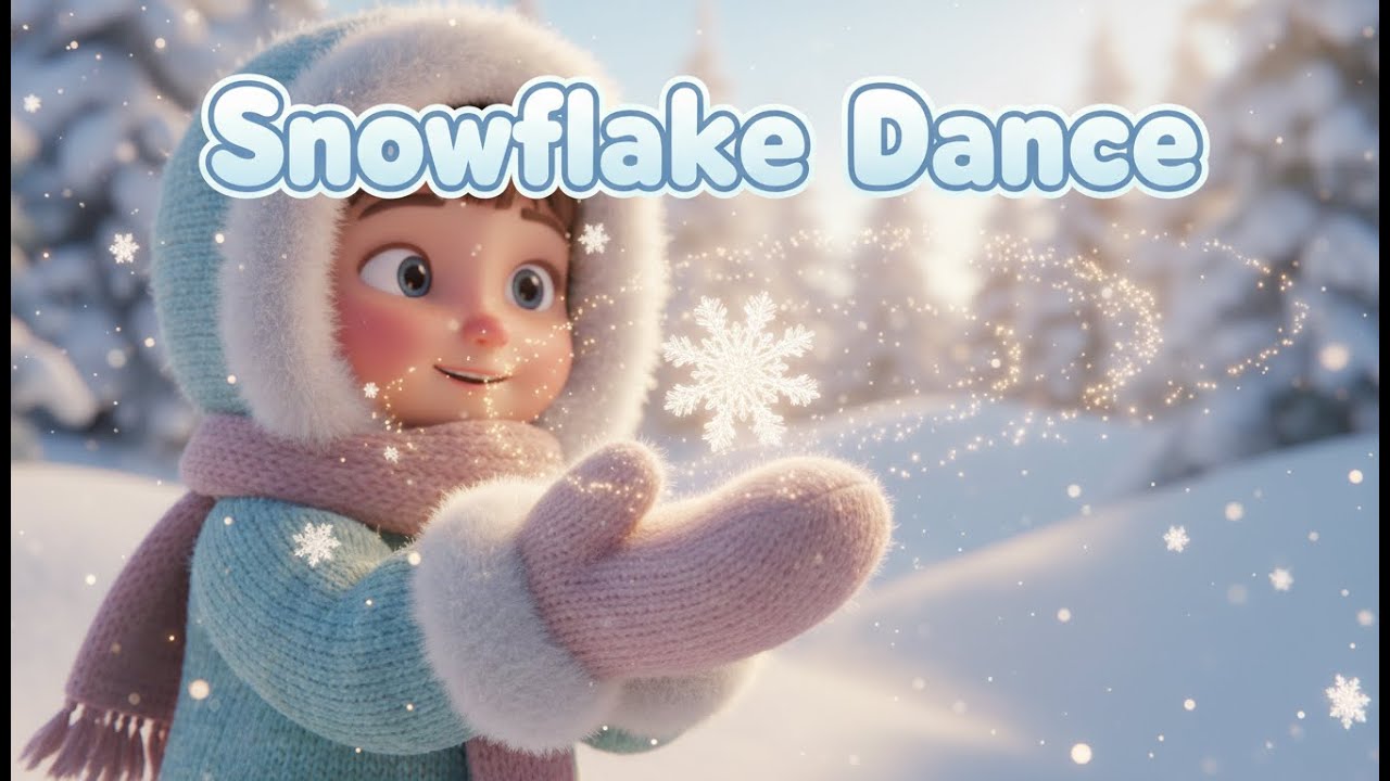 Snowflake Dance ❄️ | Magical Winter Kids Song | Dance with the Snowflakes!