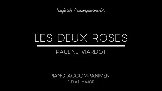 Les Deux Roses by Pauline Viardot - Piano Accompaniment in Eb Major