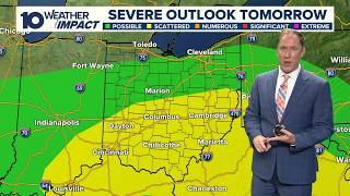 Columbus OH Weather Showers storms continue Sunday