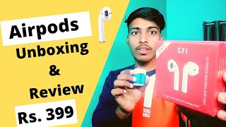 i12 TWS Unboxing & Review | Airpod's Perfact Clone | Best Wireless EarBuds | Tuch Sensor