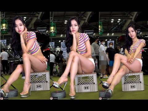 4K VIDEO 'I clean my seat' model Kim Gaon EV Go Carp 2021 Fancam by PMT