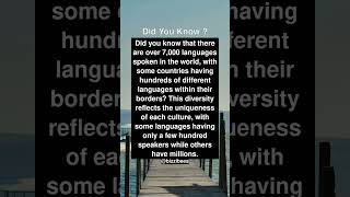 Did You Know Facts - Cultural Diversity