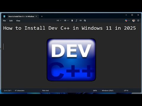 How to Install Dev C++ in Windows 11 | Updated version 2025