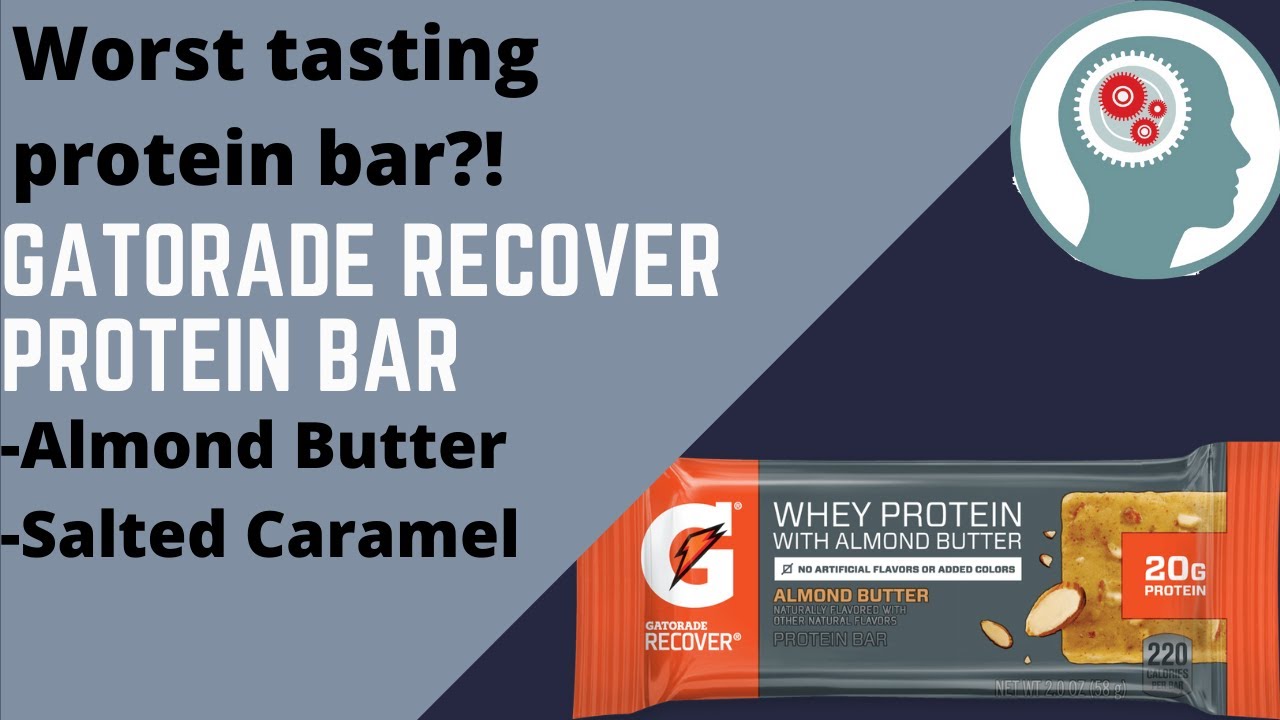 Worst Tasting Protein Bar Ever?! Gatorade Recover Protein Bar Review