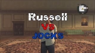 BULLY DUELO - Russell Northrop (BULLIES) VS Jocks (No Bob & Mascot)