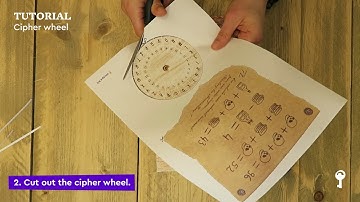 TUTORIAL - How to use a cipher wheel - Escape Room at home ✂️