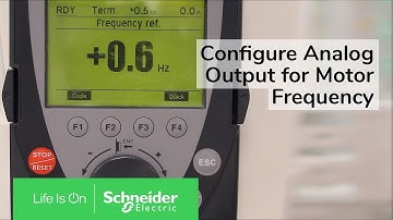 Configuring Analog Output for Motor Frequency on Altivar 61 & 71 | Schneider Electric Support