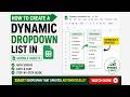 How to Create a Dynamic Dropdown List in Google Sheets