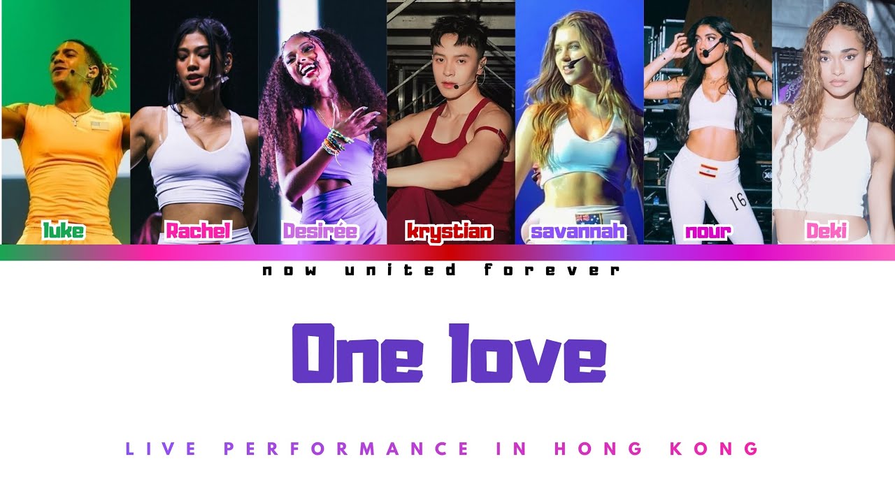 Love Life Performance ONE LOVE LIVE PERFORMANCE IN HONG KONG COLOR CODED LYRICS - YouTube