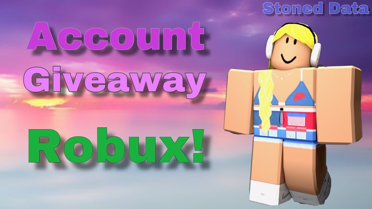 Roblox Giveaway - roblox account giveaway 2019 with robux and xbox packages free