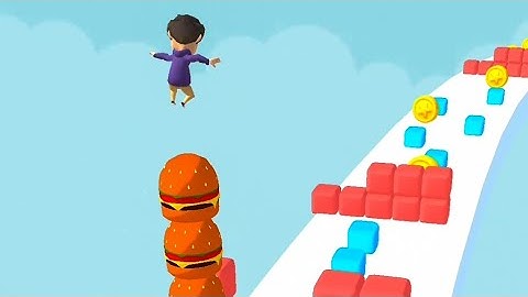 Cube Stacker Surfer 3D Level 18 - All Levels Gameplay Android,ios #Shorts