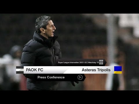 Press Conference: PAOK Vs Asteras Tripolis - PAOK TV