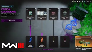 How To Get ALL MW3 DNA EVENT REWARDS FAST & EASY! (Critical Countdown Mastery Event)