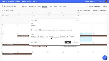 ProofHub Calendar