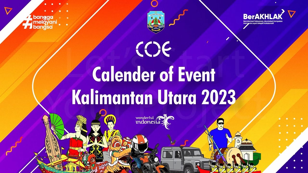 Launching Calendar of Event Kalimantan Utara 2023 YouTube