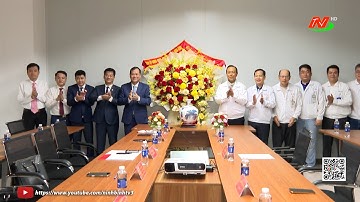 Đồng chí Phó Bí thư Tỉnh ủy tỉnh thăm, chúc mừng các DN nhân kỷ niệm Ngày Doanh nhân Việt Nam.