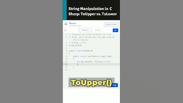 String Manipulation in Csharp #programming #youtubeshorts #csharp