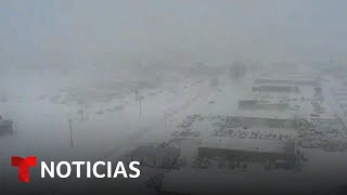 Una Potente Tormenta Invernal Impacta Parte De Dakota Del Norte