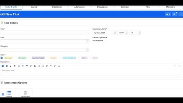 Adding Tasks on Managebac