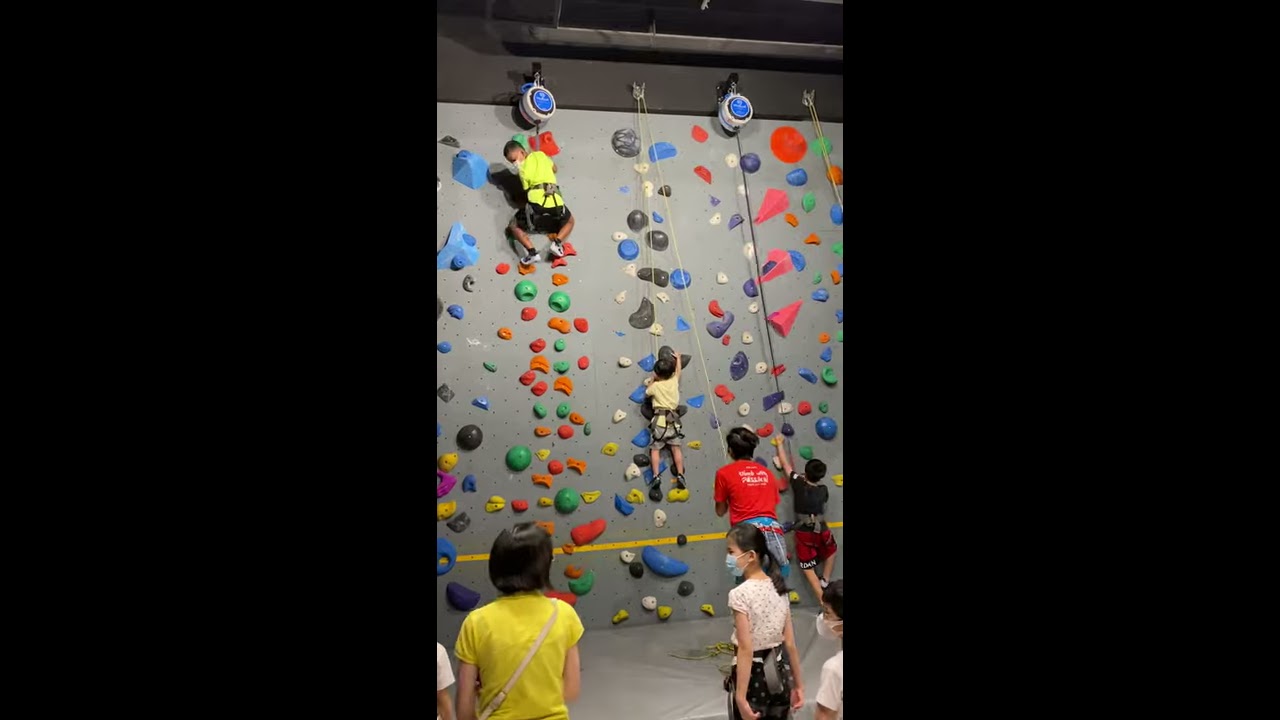 Lincoln Keaton Climbing Trial Lesson On Ma Birthday 
