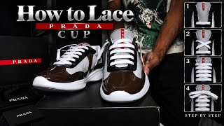 How to Lace Prada American Cup | Loose Lace Tutorial!