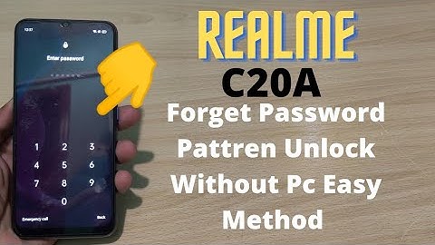 Realme C20a Hard Reset | How To Reset Realme C20 Without Pc | Unlock Realme C20A Easy Method 2022