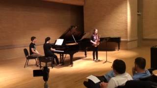 Heiden Diversion for Alto Saxophone and Piano - Sarah Dunbar
