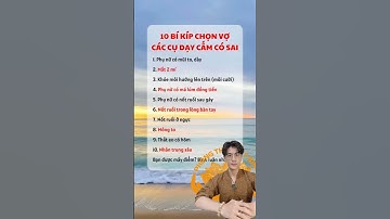 Các cụ dạy thì cấm có sai